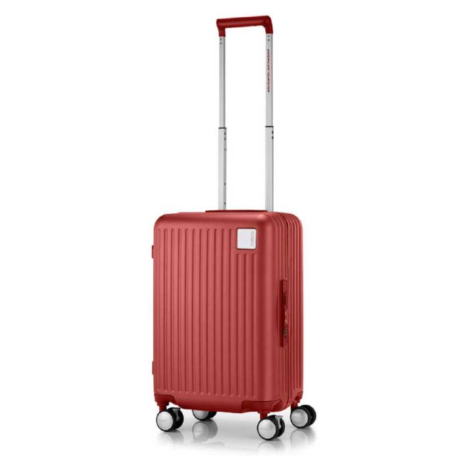 アメリカンツーリスター　ストッパー付スーツケース スピナー55 機内持込サイズ フレームタイプ ロケーション LOCKATION ［TSAロック搭載］ アストラルレッド　QI9＊10005