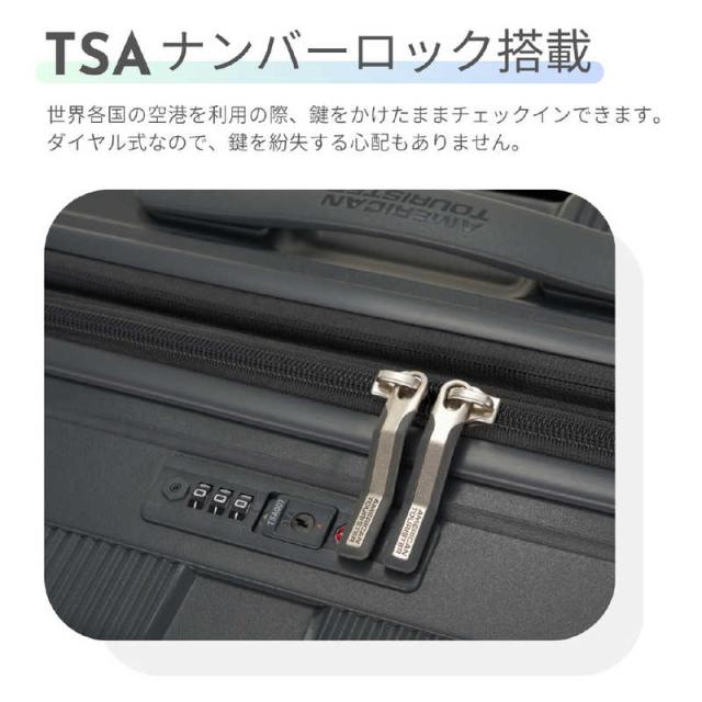 アメリカンツーリスター　拡張機能付きキャリー 無料預入 ( Mサイズ ) INSTAGON ( インスタゴン ) ［ TSAロック搭載 ］ ダークグレー　HJ4＊78012_9