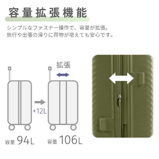 アメリカンツーリスター　拡張機能付スーツケース 無料預入 Lサイズ 7泊以上にオススメ SQUASEM ( スクアセム ) ［TSAロック搭載］ グラシアルブルー　QJ2＊02007_7