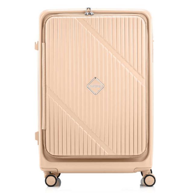 アメリカンツーリスター　ストッパー付スーツケース ブックオープン 無料預け入れ Lサイズ ［TSAロック搭載］ パステルピンク　UN8＊20004_3