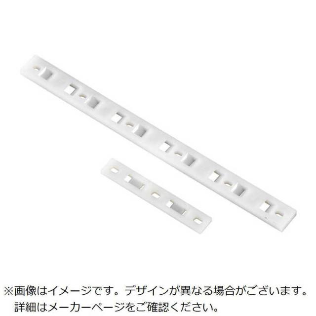 ABB　TY-Rap 結束バンド用直列マウントベース(ねじ固定タイプ) 直列マウンティングベース標準(ナチュラル色)最大4束結束タイ幅最大4.8mm100個入り　TC1104