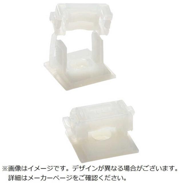 ABB　TY-Rap 結束バンド用ラチェットクランプベース(ねじ/接着剤固定タイプ) 標準(ナチュラル色)(大袋)タイ幅最大15mm1000個入り　TC350