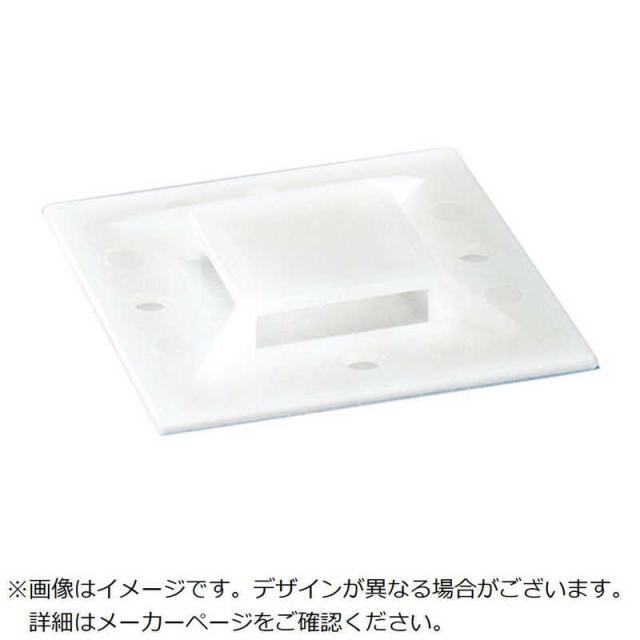 ABB　TY-Rap 結束バンド用直列マウントベース(ねじ固定タイプ) 直列マウンティングベース標準(ナチュラル色)最大5束結束タイ幅最大4.8mm100個入り　TC375
