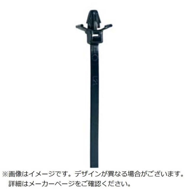 ABB　TY-Rap パネル固定用結束バンド(プッシュマウント) パネル固定用結束バンド耐候(黒色)(大袋)羽あり幅3.5X長さ102mm1000本入り　TY54SMXの通販は
