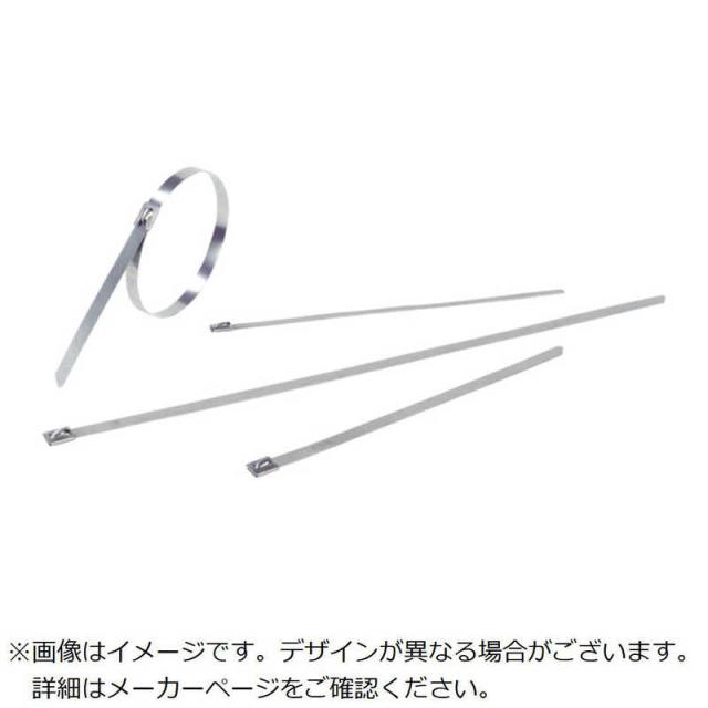 ABB TY-MET 304ステンレススチールタイ(どんぶり鉢鍵を掛ける印字機)幅7.9X長さ1000粍 100本入り口・入口 YLS7.91000A