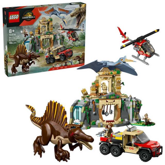 レゴジャパン　レゴ(LEGO) ジュラシック・ワールド スピノサウルスとケツァルコアトルス 上空ミッション　76976