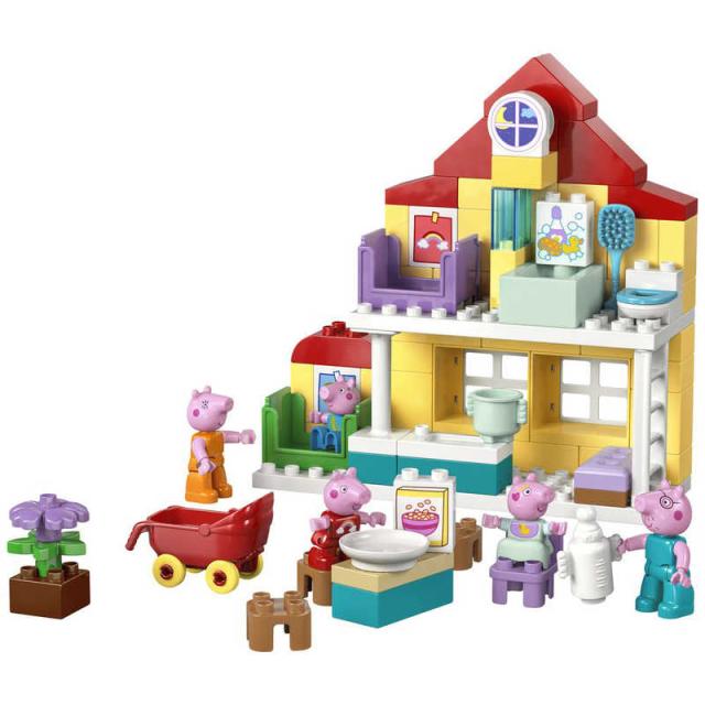 レゴジャパン　レゴ(LEGO) デュプロ ベビーとあそぼう！ペッパピッグのみんなのおうち［子供PSC対応］　10467_1