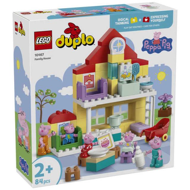 レゴジャパン　レゴ(LEGO) デュプロ ベビーとあそぼう！ペッパピッグのみんなのおうち［子供PSC対応］　10467_2