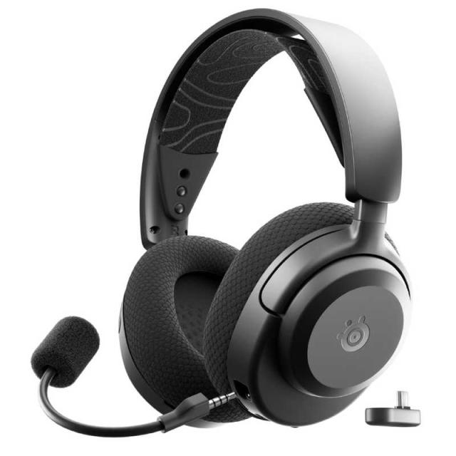STEELSERIES　Arctis Nova 3P Wireless Black ［両耳 / ヘッドバンドタイプ］ ブラック　61686