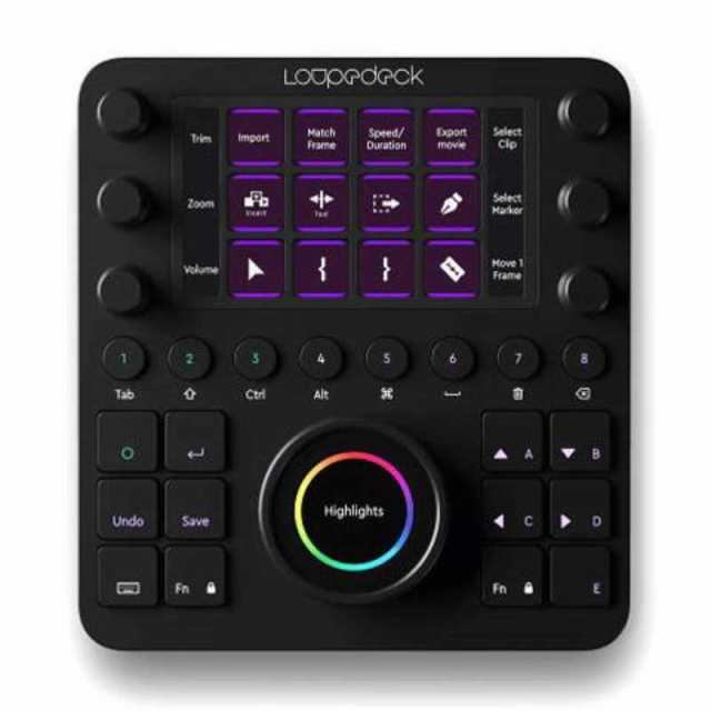 LOUPEDECK　Adobe Premiere Pro他用コンソール Loupedeck CT　N_1147860