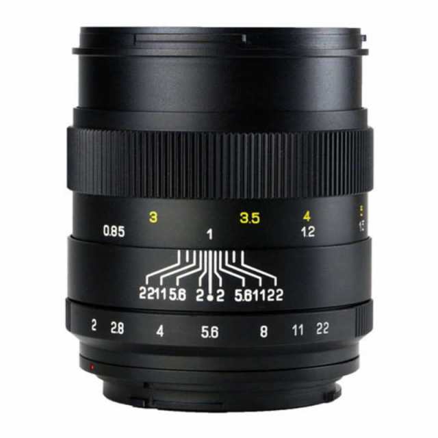 中一光学　カメラレンズ 一眼レフ用 交換レンズ　CREATOR 85mm F2 ブラック