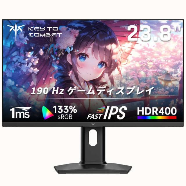 KTC　ゲーミングモニター 24GR680 Fast IPS フルHD 190Hz ［23.8型 / フルHD(1920×1080) / ワイド］ 3年保証
