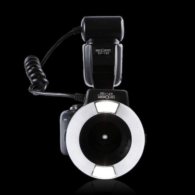 K＆FCONCEPT　スピードライト カメラフラッシュ TTL対応マクロリングフラッシュ (キャノン用)　KF150C_5