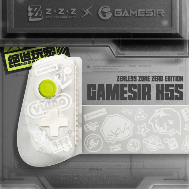 GAMESIR　ゼンレスゾーンコラボモデル 無線＆有線接続モバイルゲーミングコントローラー Switch/Switch2 / Android/iOS/Windows PC対応　GameSir X5s ZZZ Black_5