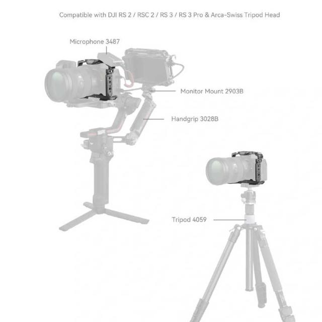 SMALLRIG　「Sony α 7R V/α 7 IV/α 7S III/α 1/α 7R IV」用HawkLockクイックリリースケージ4481　SR4481_5
