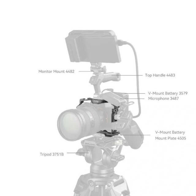 SMALLRIG　「Sony α 7R V/α 7 IV/α 7S III/α 1/α 7R IV」用HawkLockクイックリリースケージ4481　SR4481_6