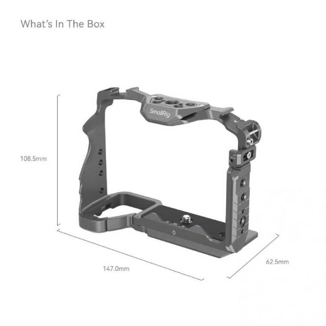 SMALLRIG　「Sony α 7R V/α 7 IV/α 7S III/α 1/α 7R IV」用HawkLockクイックリリースケージ4481　SR4481_7