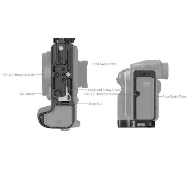 SMALLRIG　FUJIFILM GFX100S II用L型ブラケット4716　SR4716_3