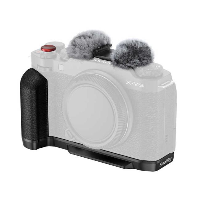 SMALLRIG　FUJIFILM X-M5用シリコンハンドル付きL字型マウントプレート(ブラック)4876 SmallRig　SR4876