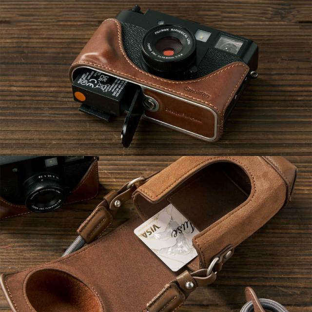 SMALLRIG　SmallRig スモールリグ FUJIFILM X half 用 レザーケース ブラウン　SR5218_3