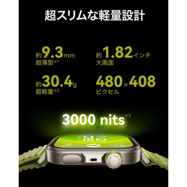 HUAWEI　スマートウォッチ WATCH FIT 4 Pro/Black　WATCHFIT4PROBK_2