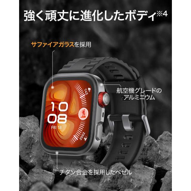 HUAWEI　スマートウォッチ WATCH FIT 4 Pro/Black　WATCHFIT4PROBK_3
