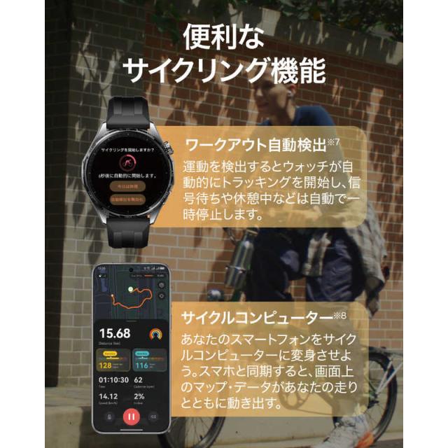 HUAWEI　スマートウォッチ WATCH GT6 46mm Black　ATMB19BK_3