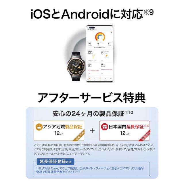 HUAWEI　スマートウォッチ WATCH GT6 46mm Black　ATMB19BK_4