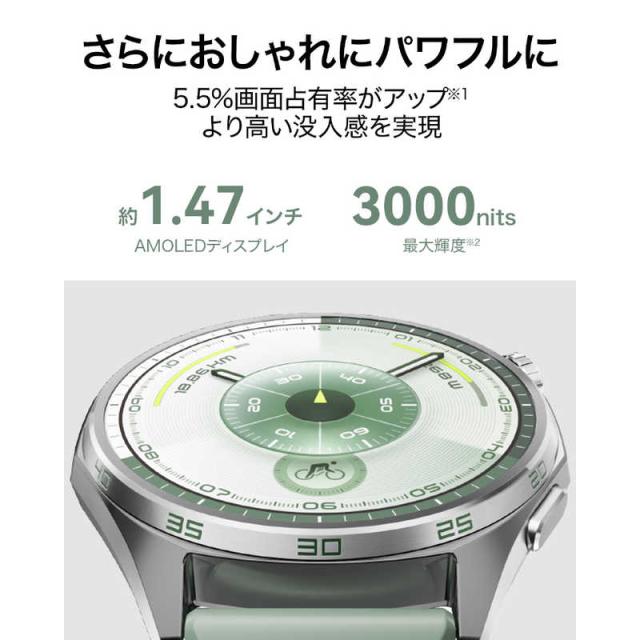 HUAWEI　スマートウォッチ WATCH GT6 46mm Black　ATMB19BK_7