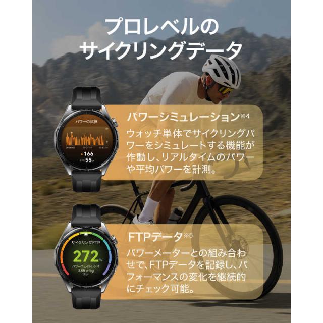 HUAWEI　スマートウォッチ WATCH GT6 46mm Black　ATMB19BK_10