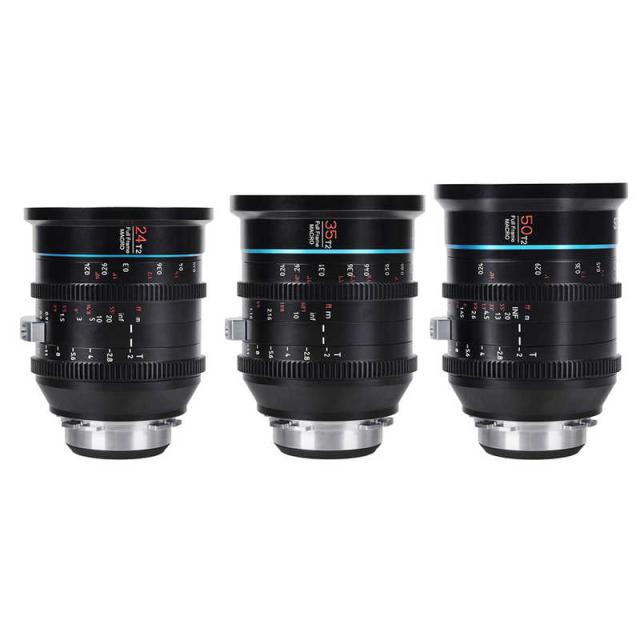 SIRUI　マクロ/単焦点シネマレンズ Full Frame 3本セット PL Jupiter-Set-A-PL-JP ［単焦点レンズ］ ブラック　Jupiter_Set_A-PL-JP