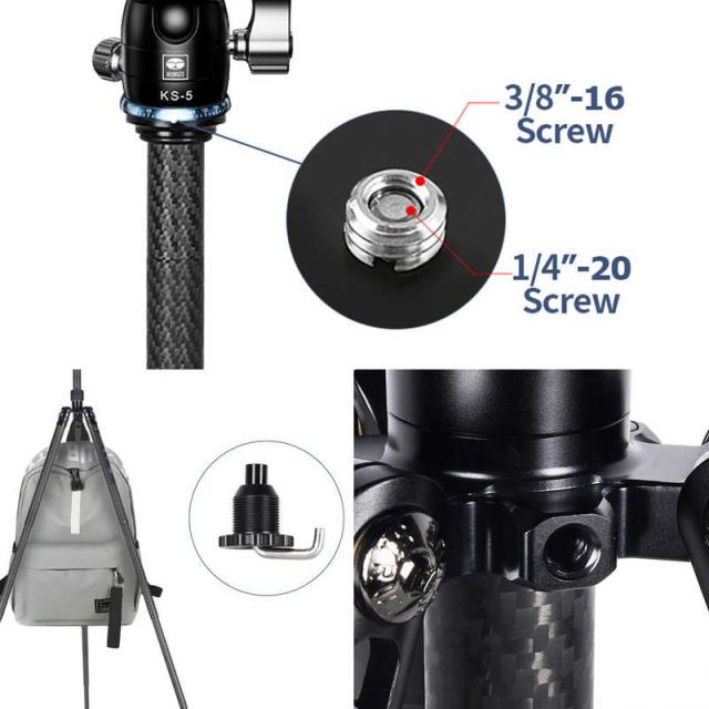 SIRUI 三脚 雲台セット 小型カーボン三脚5段 自由雲台 A-1205+Y-11 SET 国内正規品 在庫半額セール SIRUI 三脚 T-1005X+G10 雲台セット 5段