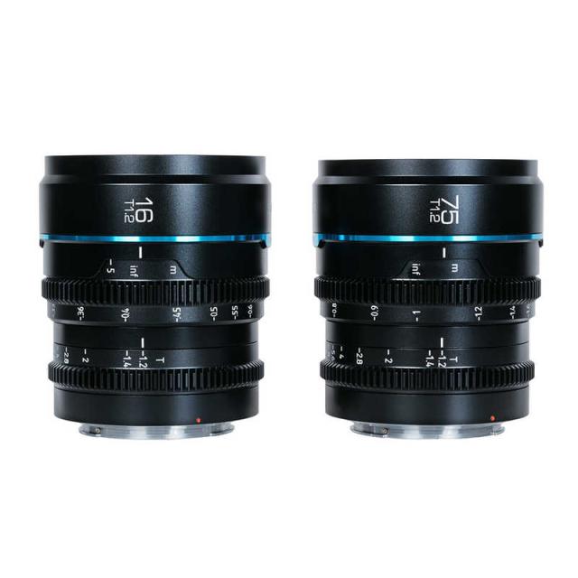 SIRUI シネマレンズ T1.2 APS-C/S35 2本セット(16/75mm) E