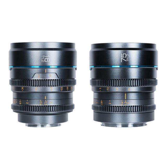 SIRUI シネマレンズ T1.2 APS-C/S35 2本セット(16/75mm) X
