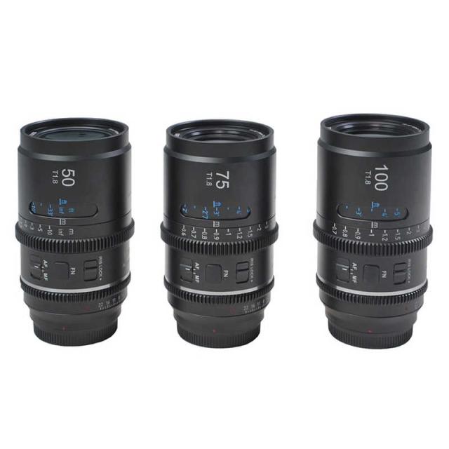 SIRUI　Astra オートフォーカス アナモルフィックシネレンズ Full Frame 3本セット(50/75/100mm) ナチュラルフレア ［ニコンZ / 単焦点レンズ］　AST-3S-ZN-JP
