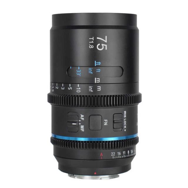 SIRUI　Astra オートフォーカス アナモルフィックシネレンズ 75mm T1.8 1.33x Full Frame/ブルーフレア ［ソニーE / 単焦点レンズ］　AST-75-EB-JP