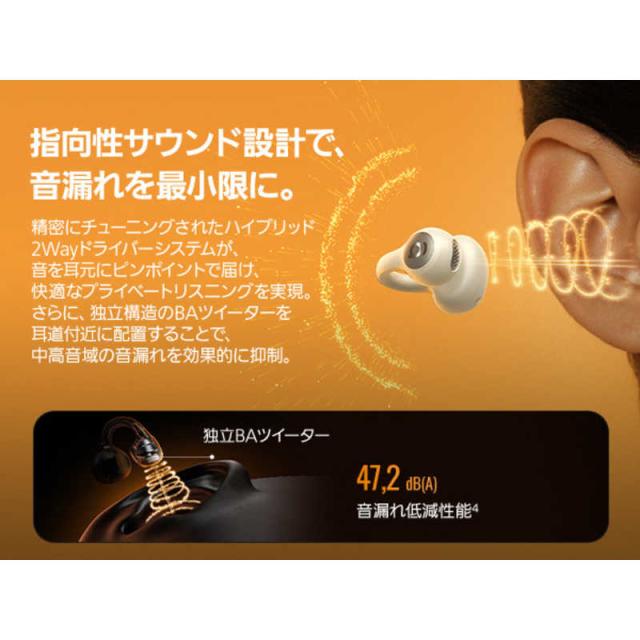 BESEUS　完全ワイヤレスイヤホン Inspire XC1 ［ワイヤレス(左右分離) / Bluetooth対応］ ホワイト　XC1W_6