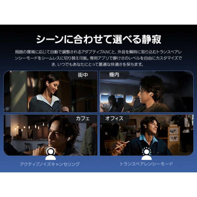 BESEUS　完全ワイヤレスイヤホン Inspire XP1 ［ワイヤレス(左右分離) / ノイズキャンセリング対応 / Bluetooth対応］ ホワイト　XP1W_8