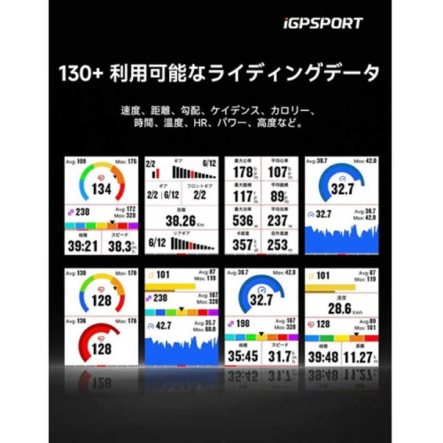 IGPSPORT　タッチスクリーン搭載サイクルコンピュータ　BSC300T_4
