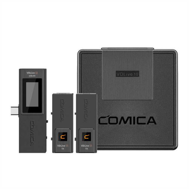 COMICA　VDLive10 USB 2.4 ワイヤレス多機能USBマイク Black　VDLive10USBBの通販は 25,310円