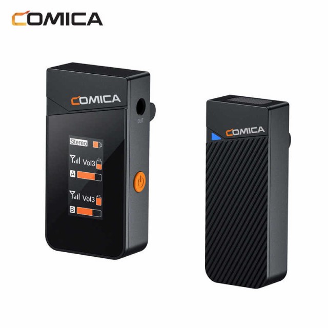 COMICA　2.4G デュアルチャンネル ミニワイヤレスマイク　VimoC1