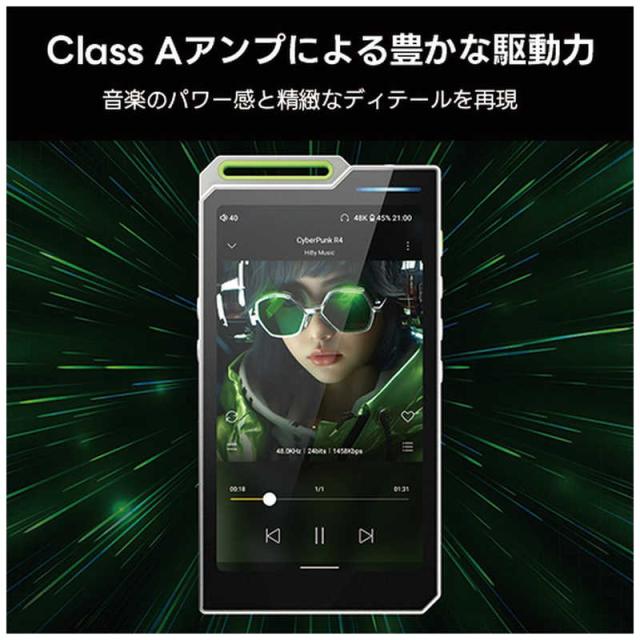 HIBYMUSIC ハイレゾポータブルプレーヤー R4 BLACK