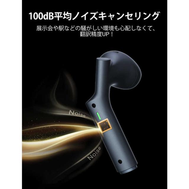 TIMEKETTLE W4 AI翻訳イヤホン ミッドナイトブルー TMK012の通販はau
