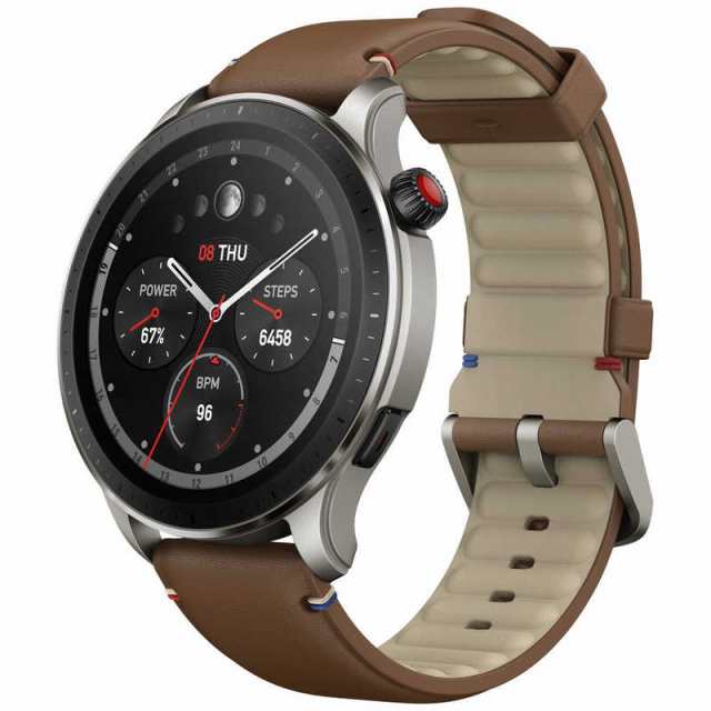 美品】Amazfit GTR 4 スマートウォッチ+＠メタルバンド付き - 時計