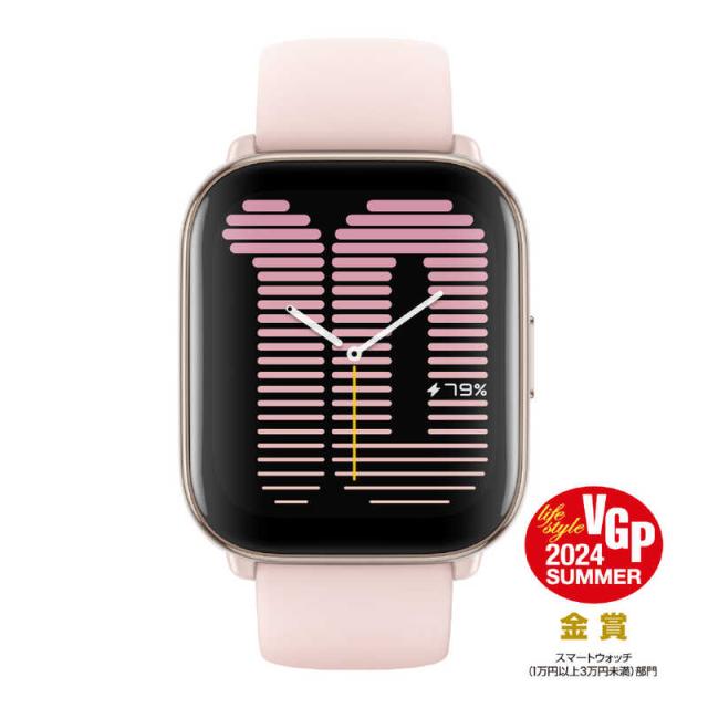 アースリボーン　スマートウォッチ Amazfit Active (アマズフィット・アクティブ) ペタルピンク　AmazfitActiveの通販は 19,900円