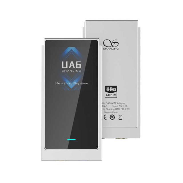 SHANLING　ポータブルDACアンプ ヘッドホンアンプ UA6 [ DAC機能対応 ] シルバー　UA6 Silver
