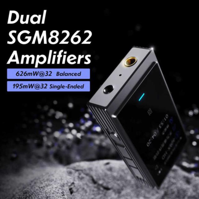 SHANLING　ポータブルヘッドホンアンプ UP6 [ ハイレゾ対応 / DAC機能対応 / Bluetooth対応 ] グレー　UP6-GRY_4