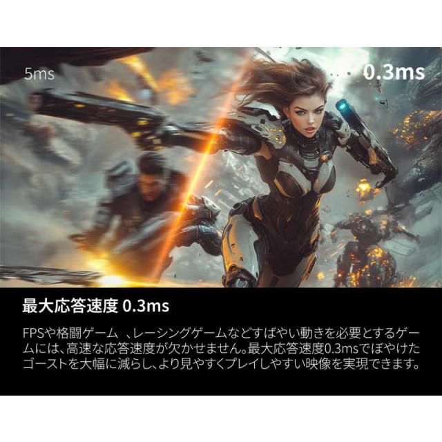 AOC　U27G4/11 Fast IPS/320/0.3ms/P対 [ 27型 / 4K(3840×2160) / ワイド ]_6