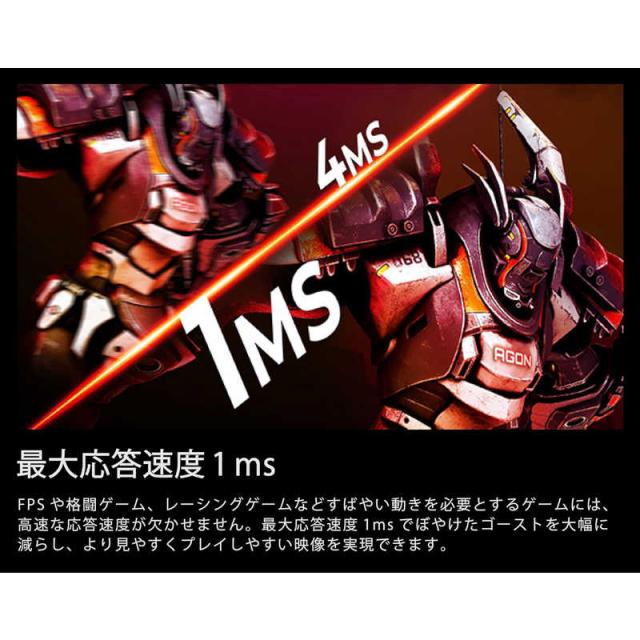 AOC　U27G4XM/11 Fast IPS with MiniLED/320/1ms/P対 [ 27型 / 4K(3840×2160) / ワイド ]　