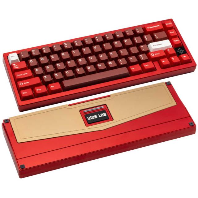 KIBU　キーボード ZEN 65 Ultra(英語配列) レッド ［有線・ワイヤレス / Bluetooth・USB］　UZ65Red